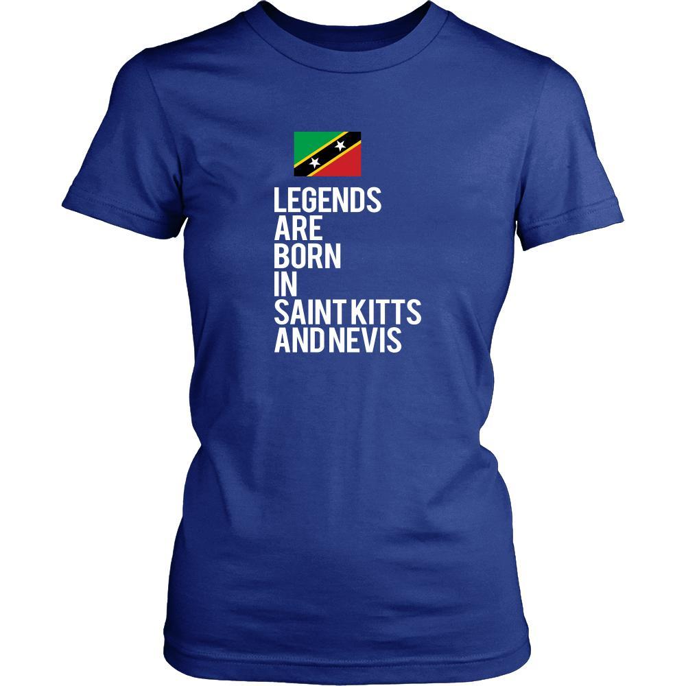Saint Kitts and Nevis Shirt - Legends are born in Saint Kitts and Nevis - National Heritage Gift-T-shirt-Teelime | shirts-hoodies-mugs