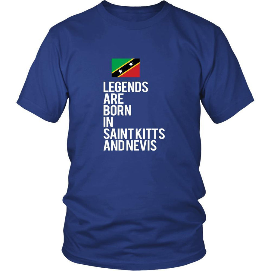 Saint Kitts and Nevis Shirt - Legends are born in Saint Kitts and Nevis - National Heritage Gift-T-shirt-Teelime | shirts-hoodies-mugs