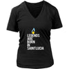 Saint Lucia Shirt - Legends are born in Saint Lucia - National Heritage Gift-T-shirt-Teelime | shirts-hoodies-mugs