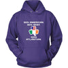 Saint Patrick's Day - " 100 % Atlanta Irish " - custom made apparel.-T-shirt-Teelime | shirts-hoodies-mugs