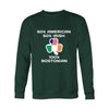 Saint Patrick's Day - " 100 % Boston Irish " - custom made apparel.-T-shirt-Teelime | shirts-hoodies-mugs