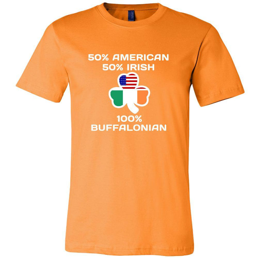 Saint Patrick's Day - " 100 % Buffalo Irish " - custom made funny t-shirts.-T-shirt-Teelime | shirts-hoodies-mugs