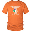 Saint Patrick's Day - " 100 % Dublin Irish " - custom made funny t-shirts.-T-shirt-Teelime | shirts-hoodies-mugs