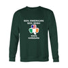 Saint Patrick's Day - " 100 % Kansas City Irish " - custom made apparel.-T-shirt-Teelime | shirts-hoodies-mugs