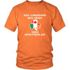 Saint Patrick's Day - " 100% Montreal Canada Irish " - custom made unique t-shirt.-T-shirt-Teelime | shirts-hoodies-mugs