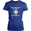 Saint Patrick's Day - " 100 % New York Irish " - custom made funny t-shirts.-T-shirt-Teelime | shirts-hoodies-mugs