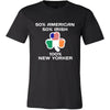 Saint Patrick's Day - " 100 % New York Irish " - custom made funny t-shirts.-T-shirt-Teelime | shirts-hoodies-mugs
