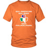 Saint Patrick's Day - " 100 % Philadeiphia Irish " - custom made funny t-shirts.-T-shirt-Teelime | shirts-hoodies-mugs