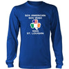 Saint Patrick's Day - " 100 % Saint Louis Irish " - custom made apparel.-T-shirt-Teelime | shirts-hoodies-mugs