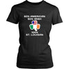 Saint Patrick's Day - " 100 % Saint Louis Irish " - custom made funny t-shirts.-T-shirt-Teelime | shirts-hoodies-mugs