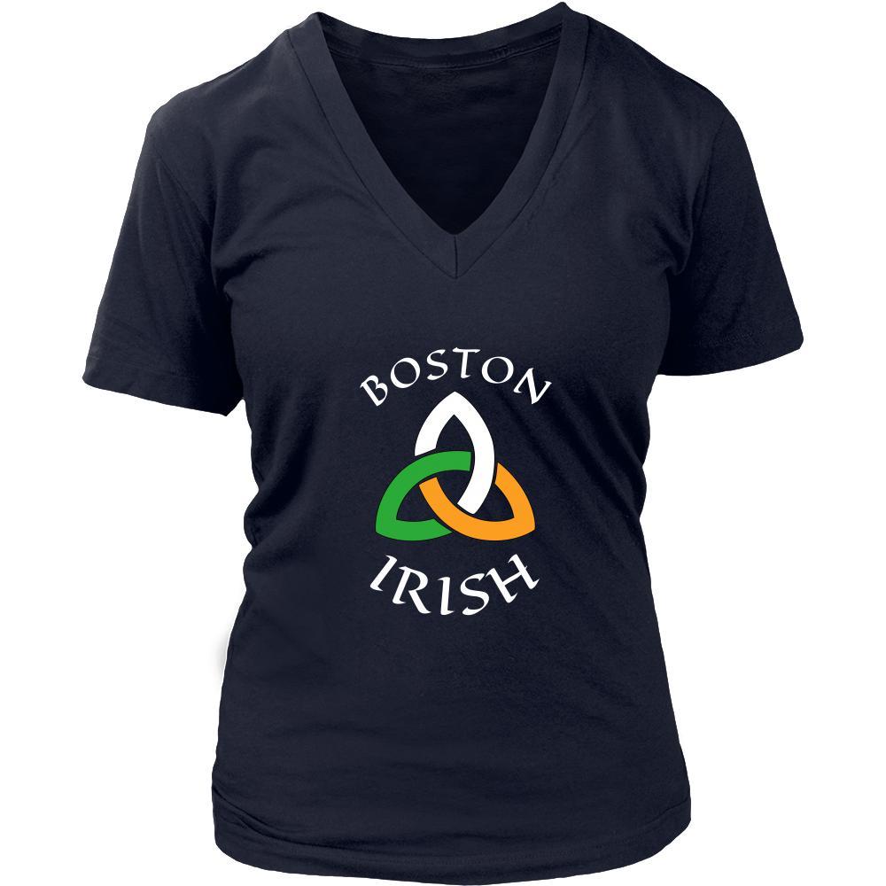 Saint Patrick's Day - " Boston Irish Parade " - custom made funny apparel.-T-shirt-Teelime | shirts-hoodies-mugs