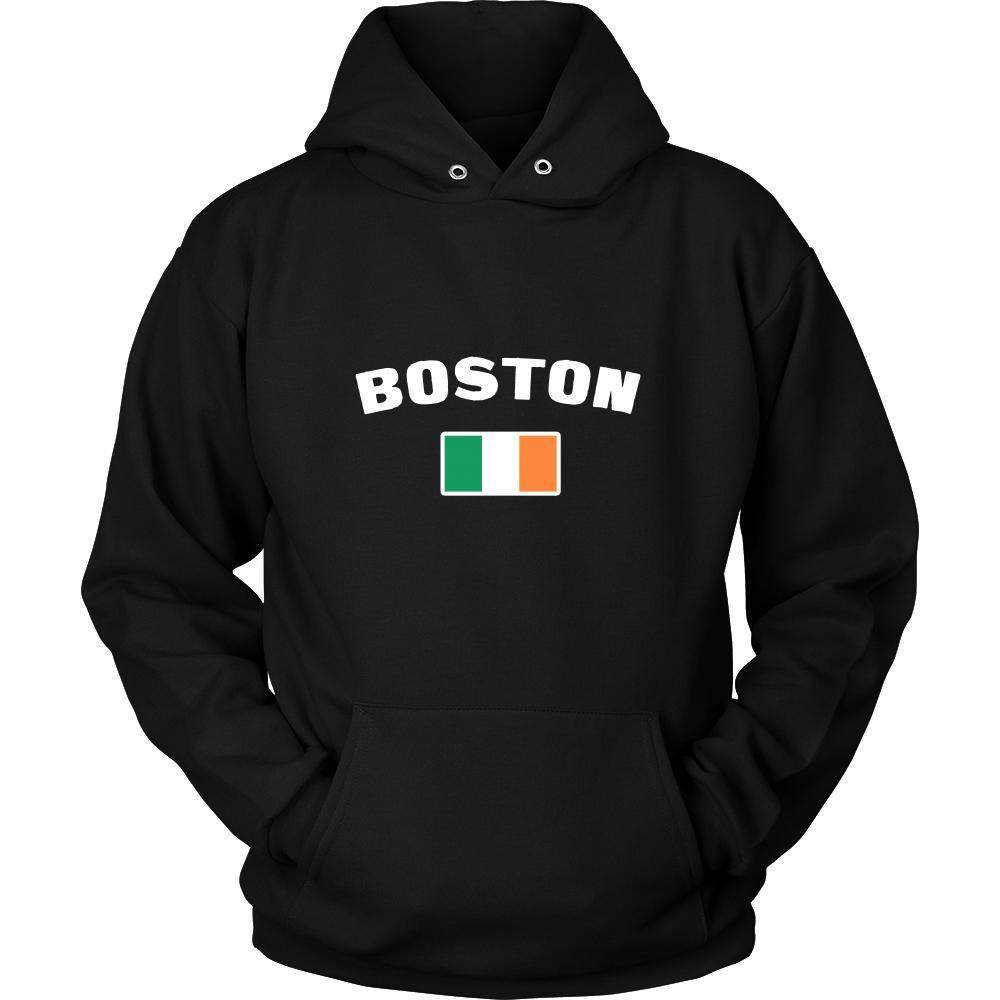 Saint Patrick's Day - "Boston Parade Irish Flag" - custom made cool apparel.-T-shirt-Teelime | shirts-hoodies-mugs