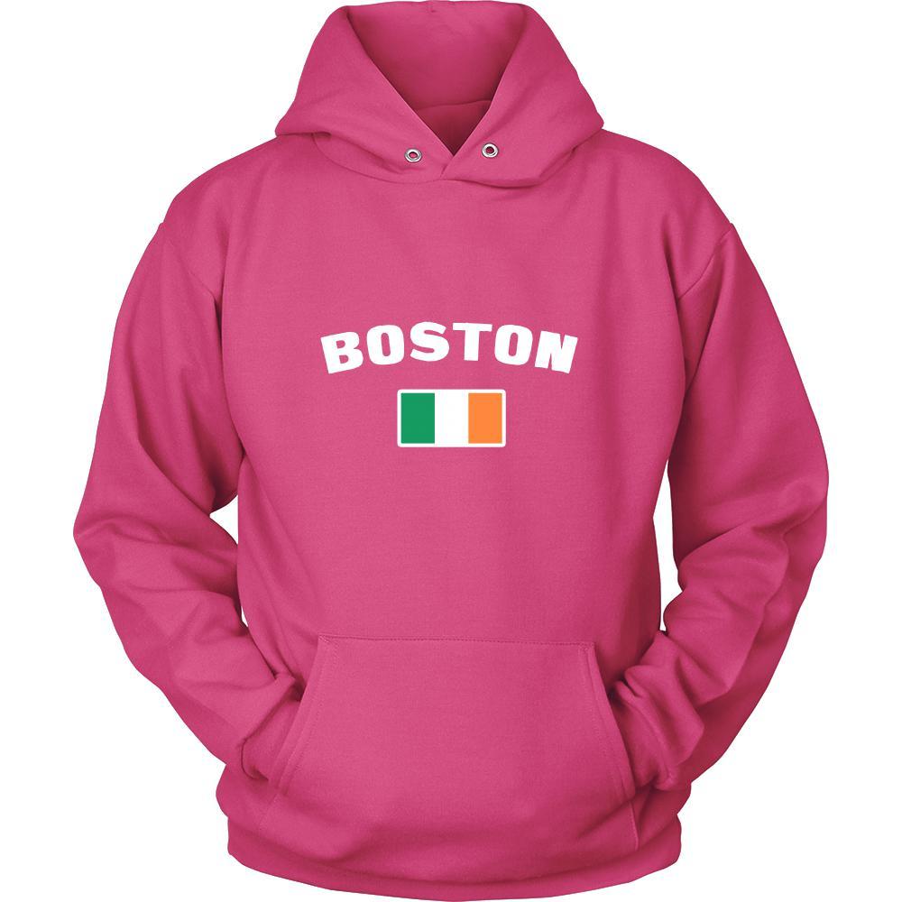 Saint Patrick's Day - "Boston Parade Irish Flag" - custom made cool apparel.-T-shirt-Teelime | shirts-hoodies-mugs