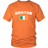 Saint Patrick's Day - " Boston Parade Irish Flag " - custom made festive t-shirts.-T-shirt-Teelime | shirts-hoodies-mugs
