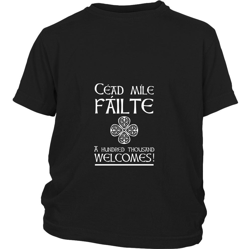 Saint Patrick's Day - Cead MIle Failte - A hundred Thousant Welcomes! - custom made t-shirt-T-shirt-Teelime | shirts-hoodies-mugs
