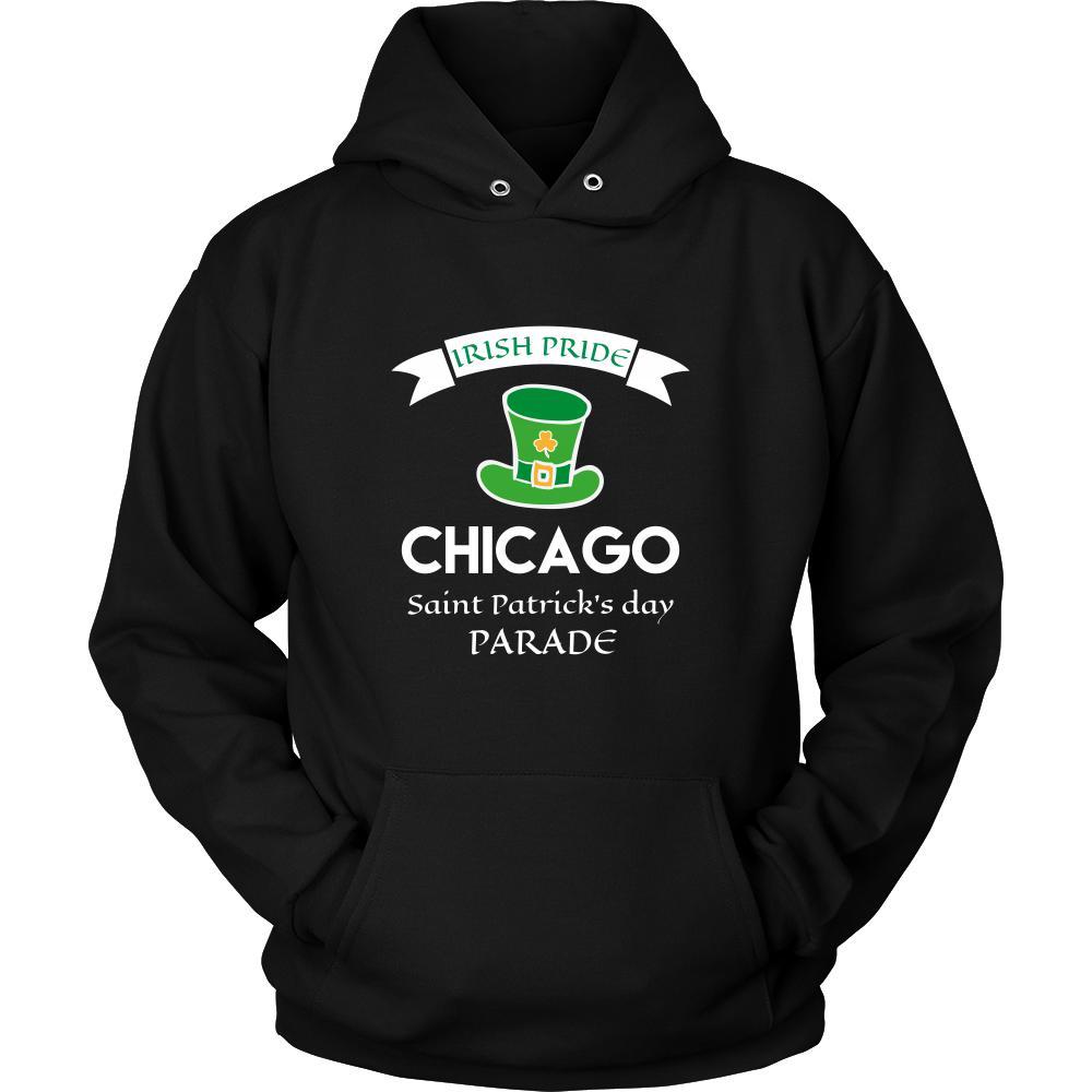 Saint Patrick's Day - " Chicago Irish Pride Parade " - custom made funny apparel.-T-shirt-Teelime | shirts-hoodies-mugs