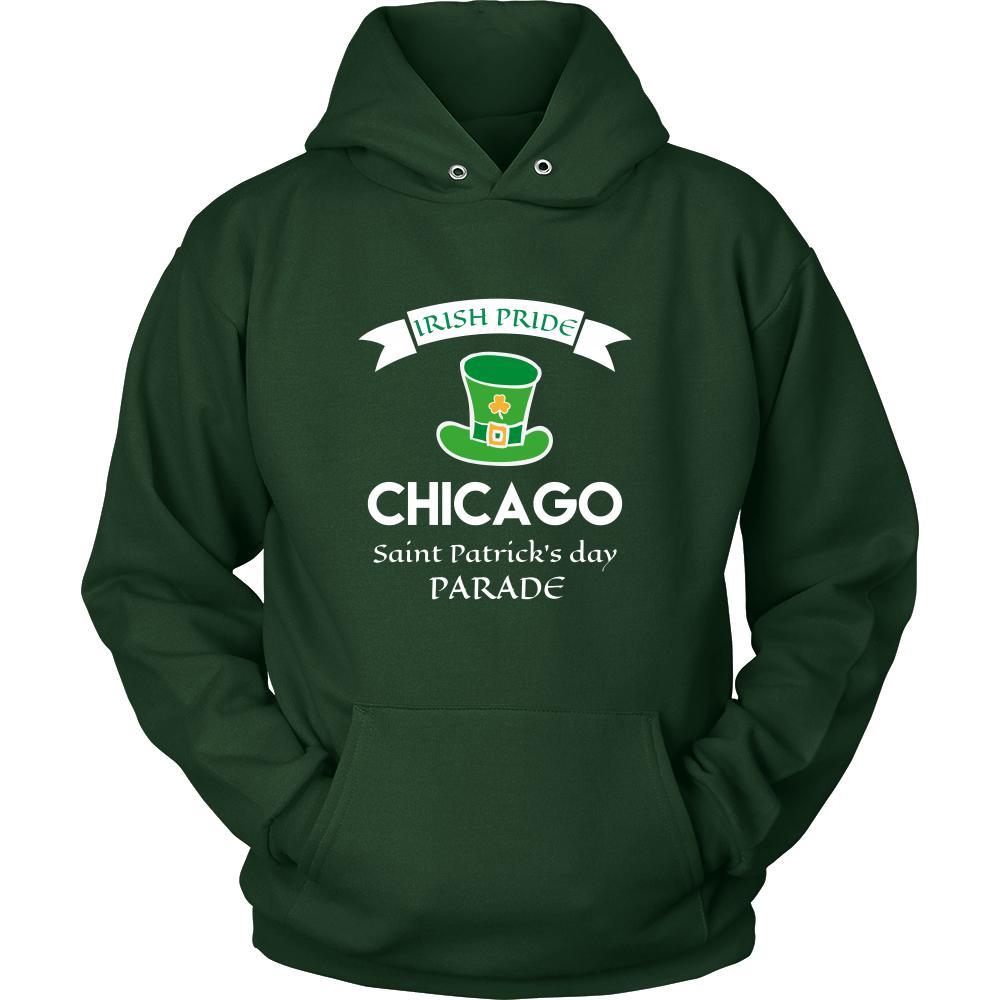 Saint Patrick's Day - " Chicago Irish Pride Parade " - custom made funny apparel.-T-shirt-Teelime | shirts-hoodies-mugs