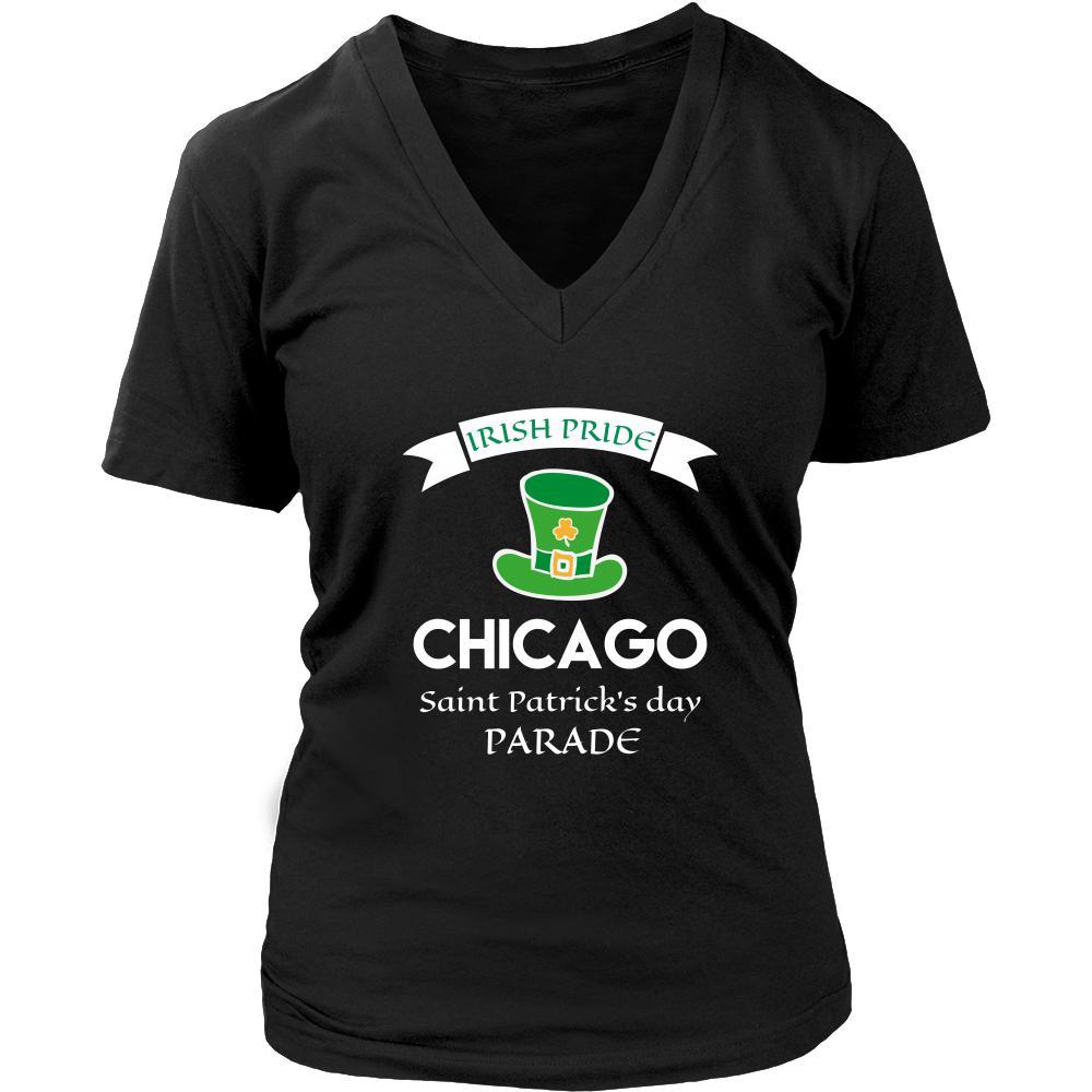Saint Patrick's Day - " Chicago Irish Pride Parade " - custom made funny t-shirts.-T-shirt-Teelime | shirts-hoodies-mugs