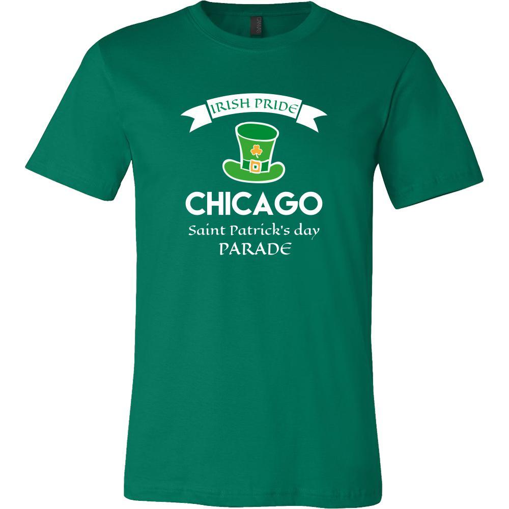 Saint Patrick's Day - " Chicago Irish Pride Parade " - custom made funny t-shirts.-T-shirt-Teelime | shirts-hoodies-mugs