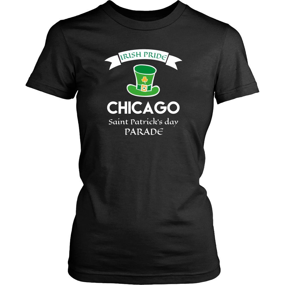 Saint Patrick's Day - " Chicago Irish Pride Parade " - custom made funny t-shirts.-T-shirt-Teelime | shirts-hoodies-mugs