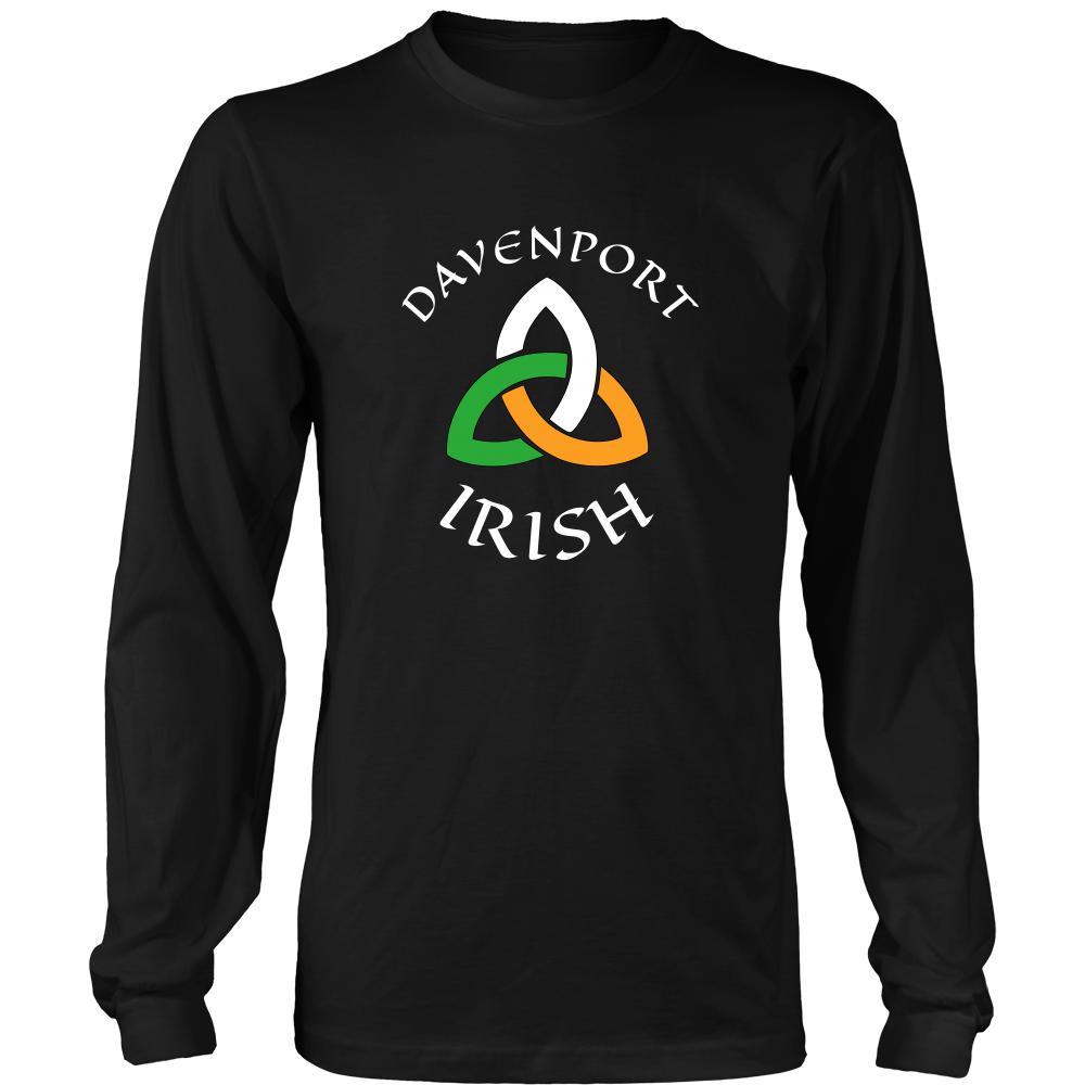 Saint Patrick's Day - " Davenport Irish Parade " - custom made funny apparel.-T-shirt-Teelime | shirts-hoodies-mugs