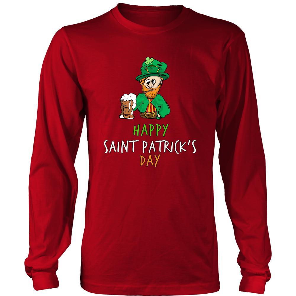 Saint Patrick's Day - " Drunk Leprechaun " - custom made funny sweatshirts,hoodies, long sleeve shirts.-T-shirt-Teelime | shirts-hoodies-mugs