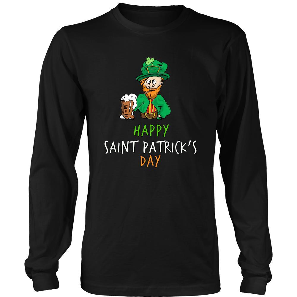 Saint Patrick's Day - " Drunk Leprechaun " - custom made funny sweatshirts,hoodies, long sleeve shirts.-T-shirt-Teelime | shirts-hoodies-mugs