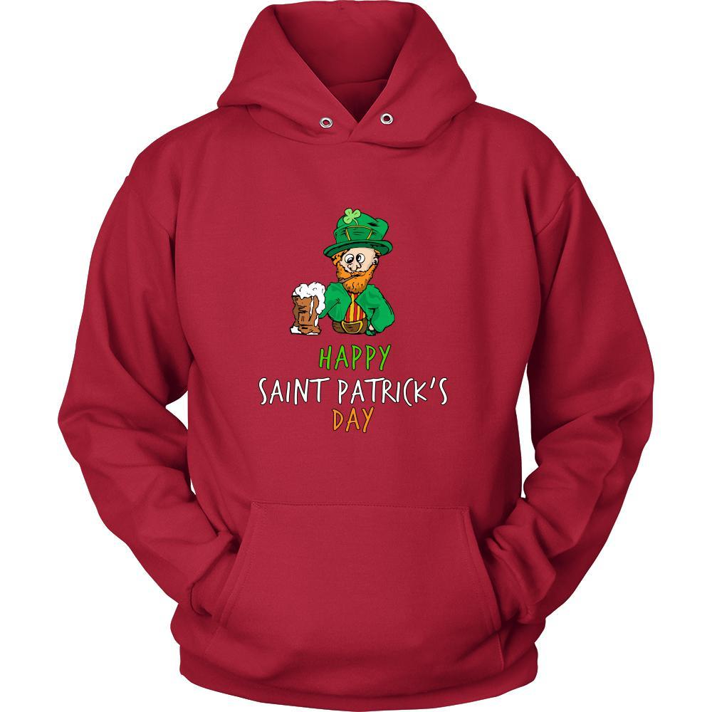 Saint Patrick's Day - " Drunk Leprechaun " - custom made funny sweatshirts,hoodies, long sleeve shirts.-T-shirt-Teelime | shirts-hoodies-mugs