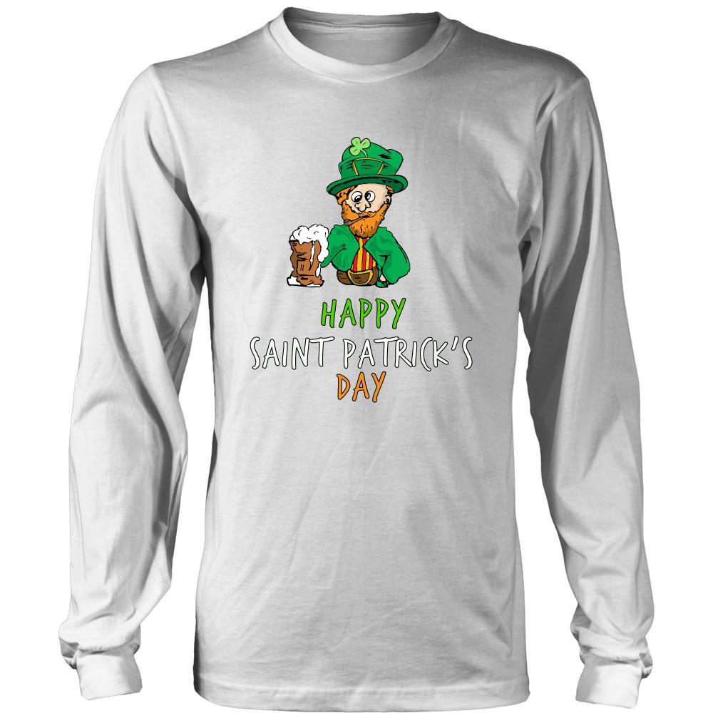 Saint Patrick's Day - " Drunk Leprechaun " - custom made funny sweatshirts,hoodies, long sleeve shirts.-T-shirt-Teelime | shirts-hoodies-mugs