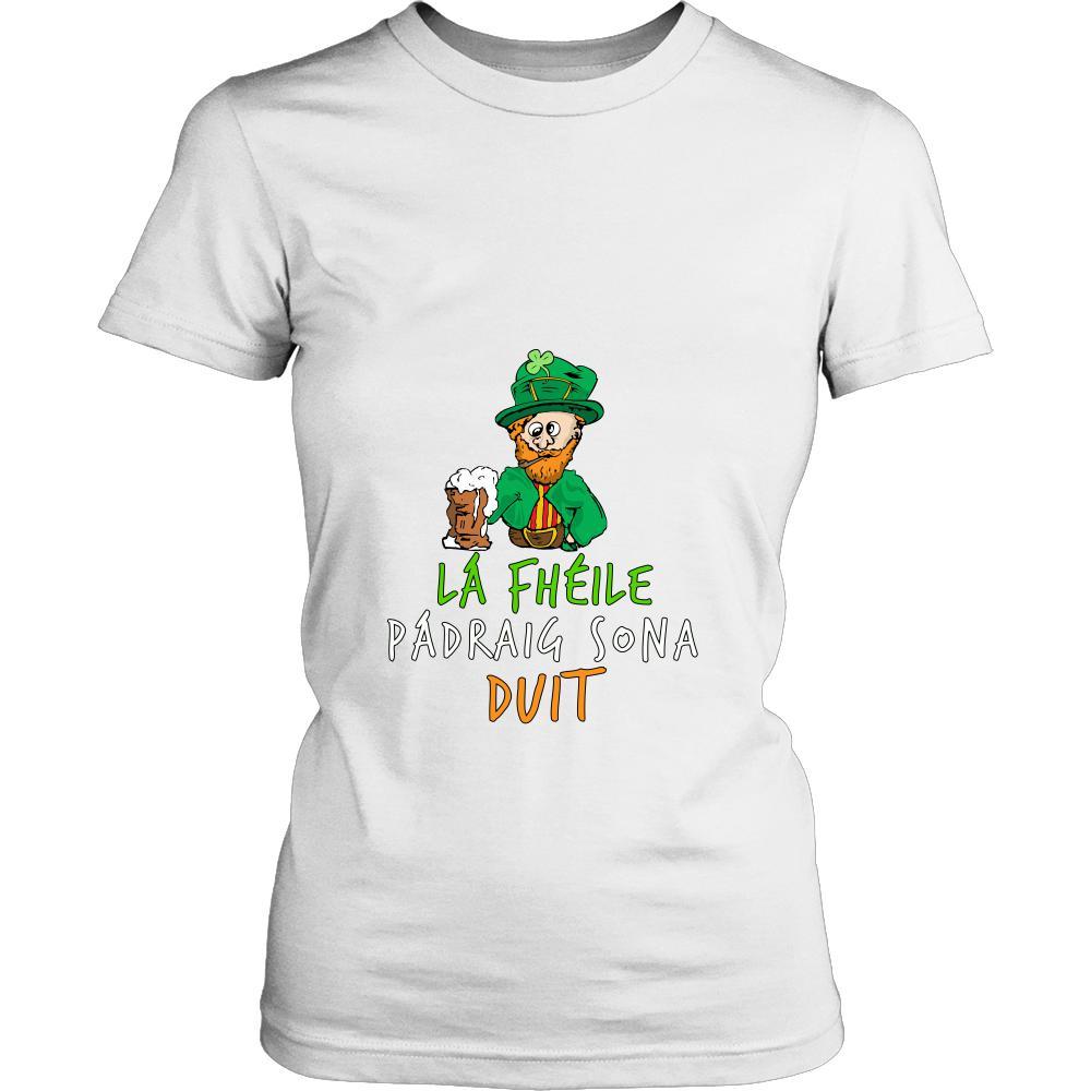 Saint Patrick's Day - " Drunk Leprechaun Irish " - custom made funny t-shirts.-T-shirt-Teelime | shirts-hoodies-mugs