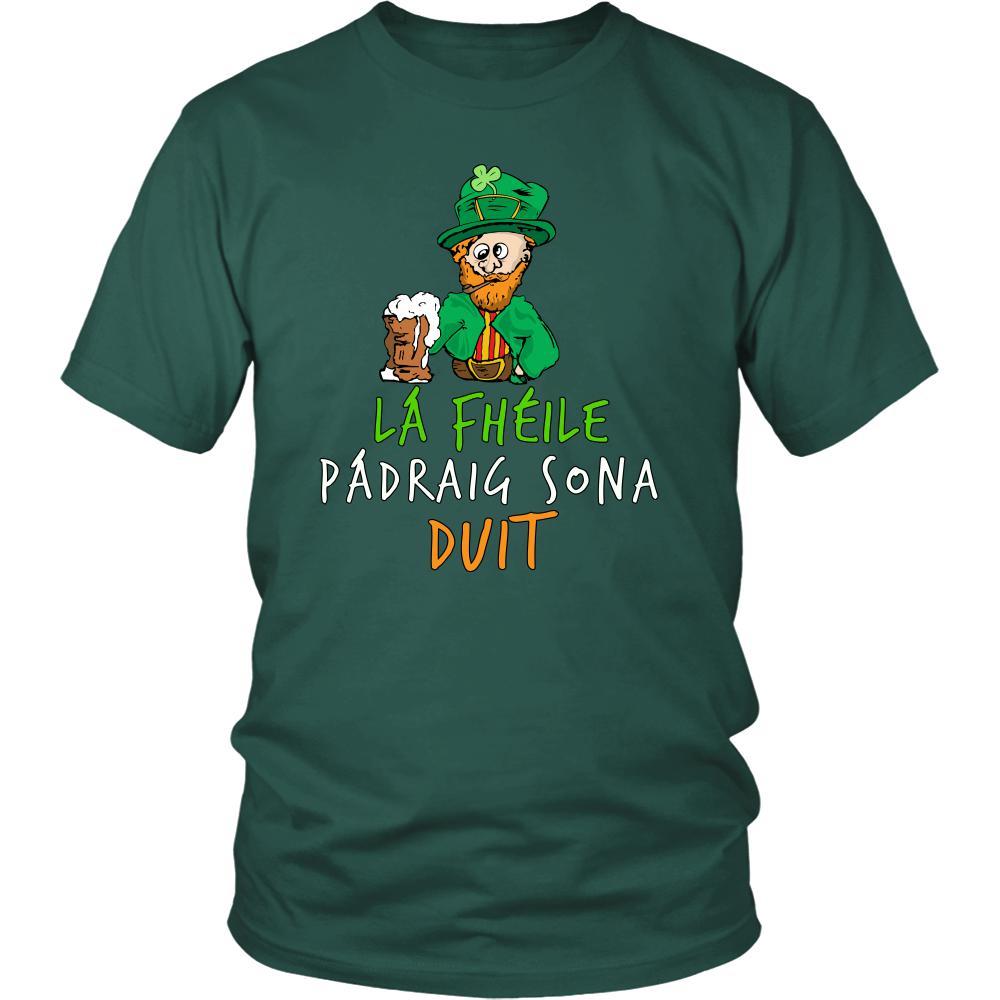 Saint Patrick's Day - " Drunk Leprechaun Irish " - custom made funny t-shirts.-T-shirt-Teelime | shirts-hoodies-mugs