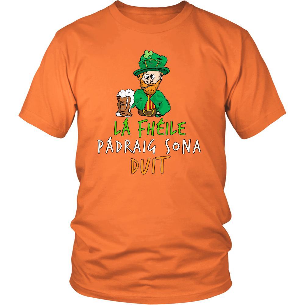 Saint Patrick's Day - " Drunk Leprechaun Irish " - custom made funny t-shirts.-T-shirt-Teelime | shirts-hoodies-mugs