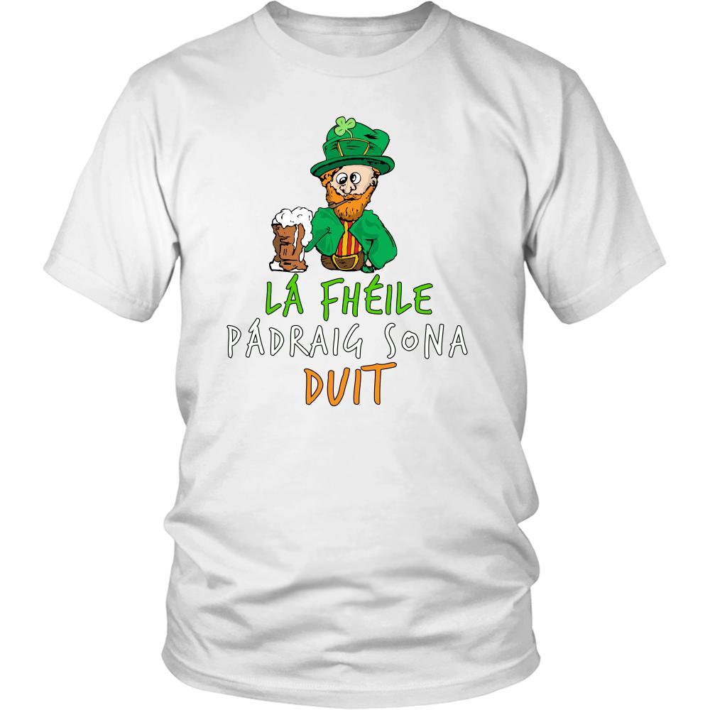 Saint Patrick's Day - " Drunk Leprechaun Irish " - custom made funny t-shirts.-T-shirt-Teelime | shirts-hoodies-mugs