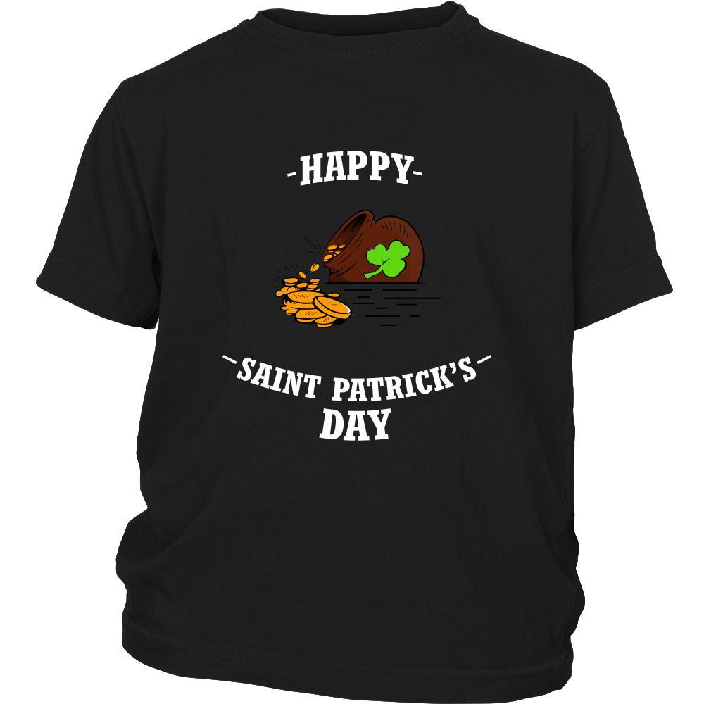 Saint Patrick's Day - " Happy Golden Pot " - custom made funny t-shirts, original gifts.-T-shirt-Teelime | shirts-hoodies-mugs
