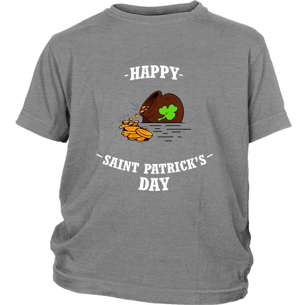 Saint Patrick's Day - " Happy Golden Pot " - custom made funny t-shirts, original gifts.-T-shirt-Teelime | shirts-hoodies-mugs