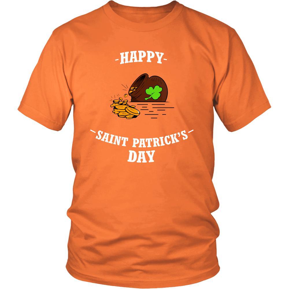 Saint Patrick's Day - " Happy Golden Pot " - custom made funny t-shirts, original gifts.-T-shirt-Teelime | shirts-hoodies-mugs