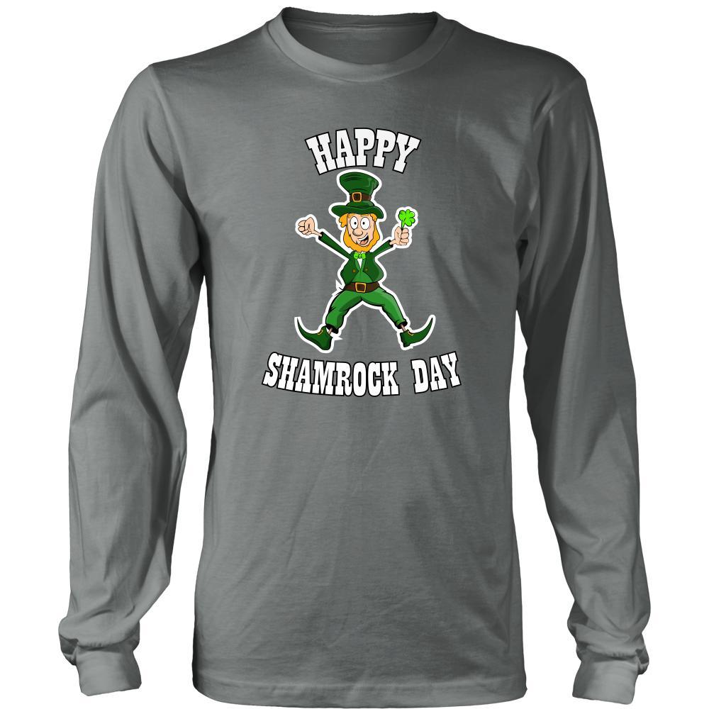 Saint Patrick's Day - " Happy Shamrock Day " - custom made funny t-shirts, original gifts.-T-shirt-Teelime | shirts-hoodies-mugs