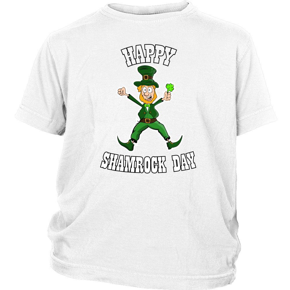 Saint Patrick's Day - " Happy Shamrock Day " - custom made funny t-shirts, original gifts.-T-shirt-Teelime | shirts-hoodies-mugs