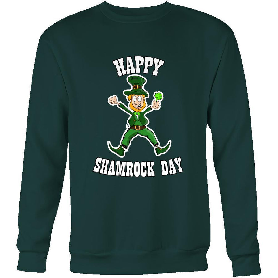 Saint Patrick's Day - " Happy Shamrock Day " - custom made funny t-shirts, original gifts.-T-shirt-Teelime | shirts-hoodies-mugs