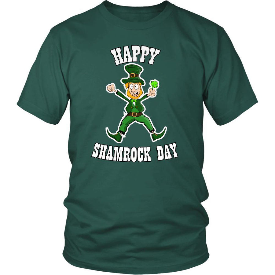 Saint Patrick's Day - " Happy Shamrock Day " - custom made funny t-shirts, original gifts.-T-shirt-Teelime | shirts-hoodies-mugs