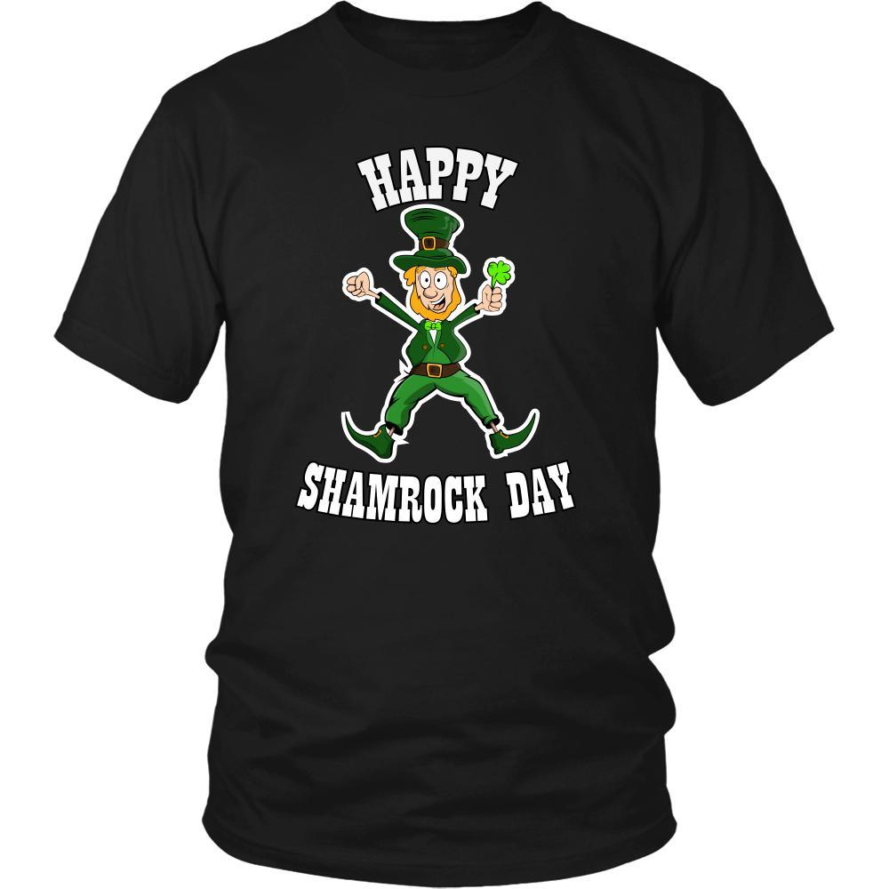 Saint Patrick's Day - " Happy Shamrock Day " - custom made funny t-shirts, original gifts.-T-shirt-Teelime | shirts-hoodies-mugs