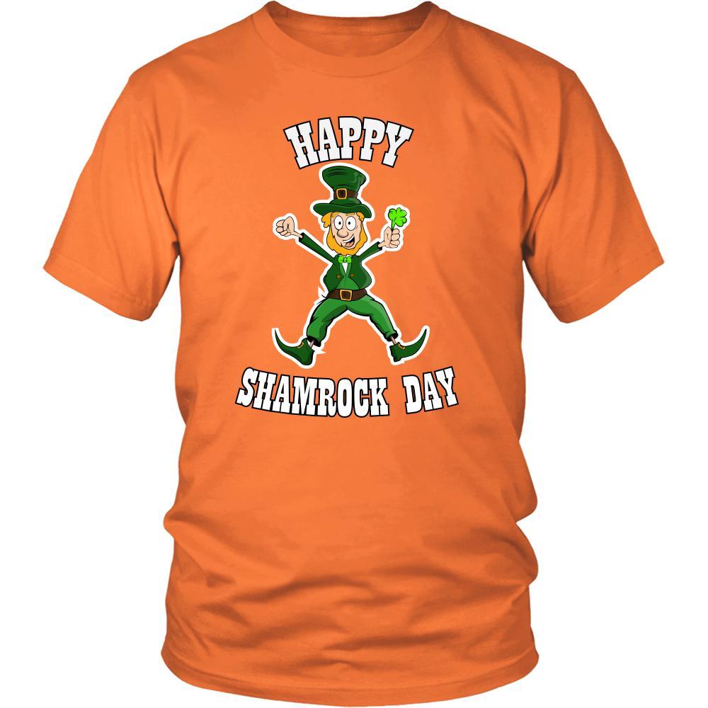 Saint Patrick's Day - " Happy Shamrock Day " - custom made funny t-shirts, original gifts.-T-shirt-Teelime | shirts-hoodies-mugs