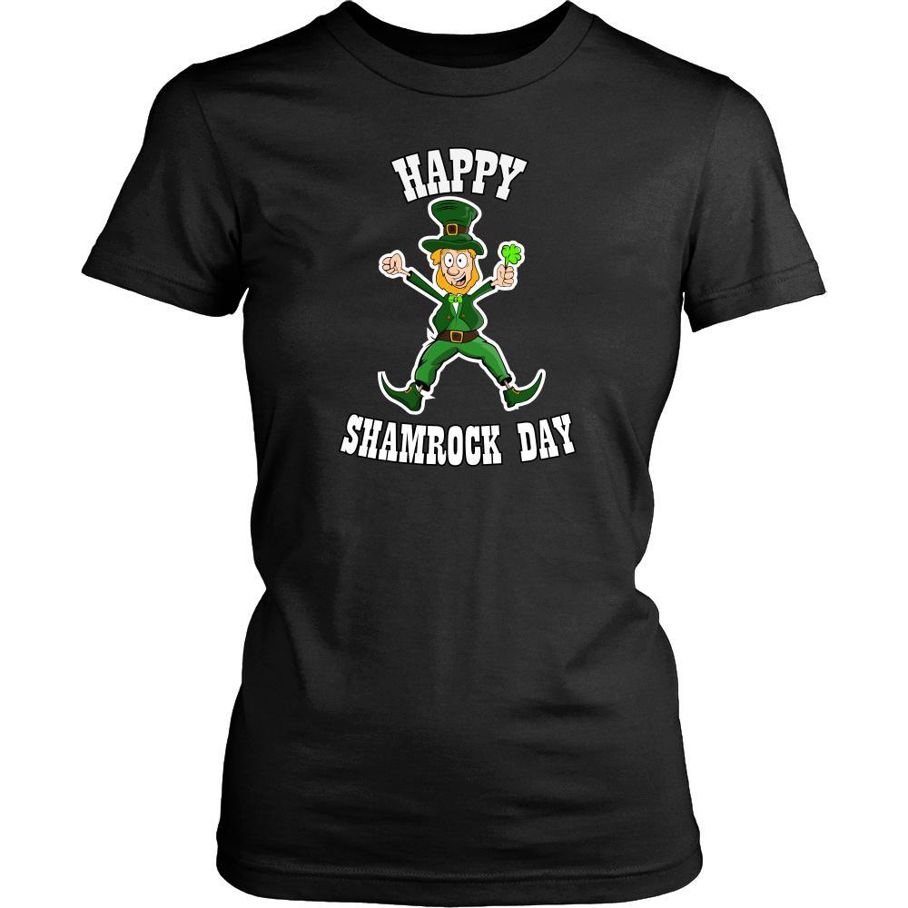 Saint Patrick's Day - " Happy Shamrock Day " - custom made funny t-shirts, original gifts.-T-shirt-Teelime | shirts-hoodies-mugs
