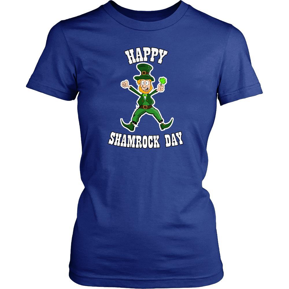 Saint Patrick's Day - " Happy Shamrock Day " - custom made funny t-shirts, original gifts.-T-shirt-Teelime | shirts-hoodies-mugs