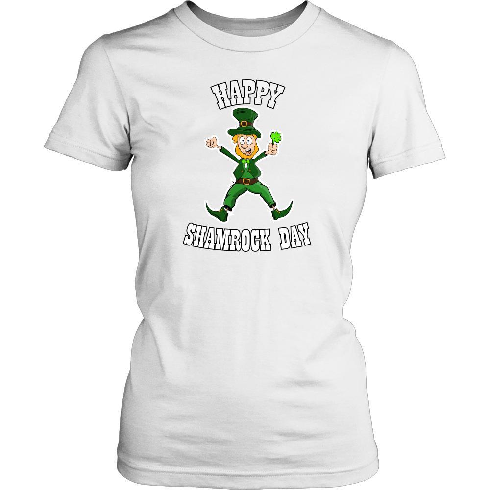 Saint Patrick's Day - " Happy Shamrock Day " - custom made funny t-shirts, original gifts.-T-shirt-Teelime | shirts-hoodies-mugs