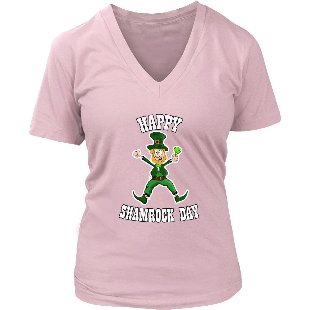 Saint Patrick's Day - " Happy Shamrock Day " - custom made funny t-shirts, original gifts.-T-shirt-Teelime | shirts-hoodies-mugs