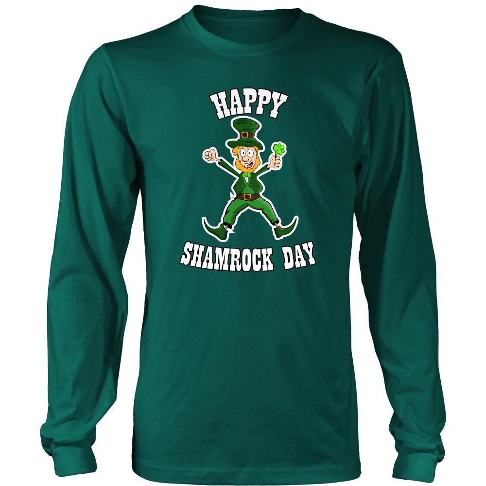 Saint Patrick's Day - " Happy Shamrock Day " - custom made funny t-shirts, original gifts.-T-shirt-Teelime | shirts-hoodies-mugs