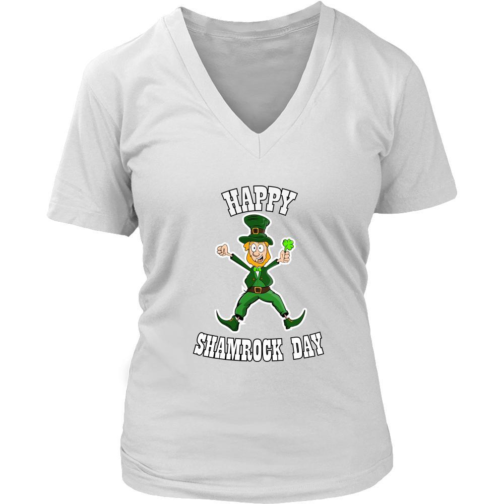 Saint Patrick's Day - " Happy Shamrock Day " - custom made funny t-shirts, original gifts.-T-shirt-Teelime | shirts-hoodies-mugs