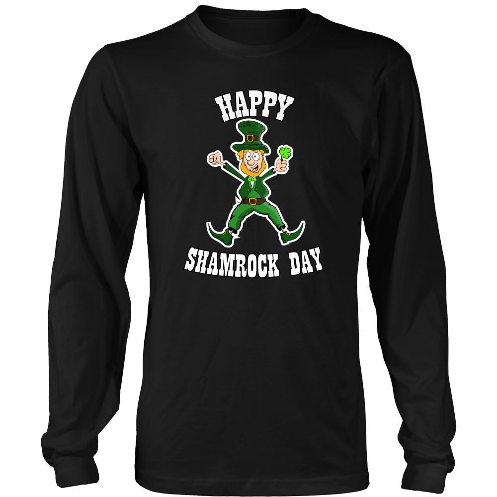 Saint Patrick's Day - " Happy Shamrock Day " - custom made funny t-shirts, original gifts.-T-shirt-Teelime | shirts-hoodies-mugs