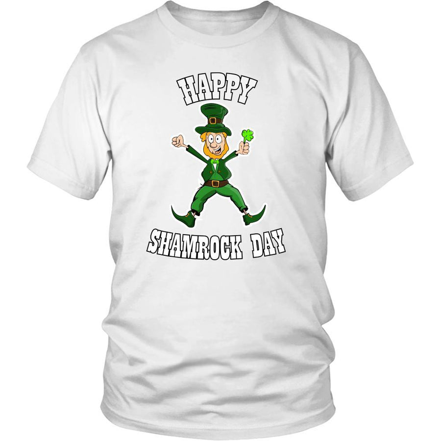 Saint Patrick's Day - " Happy Shamrock Day " - custom made funny t-shirts, original gifts.-T-shirt-Teelime | shirts-hoodies-mugs